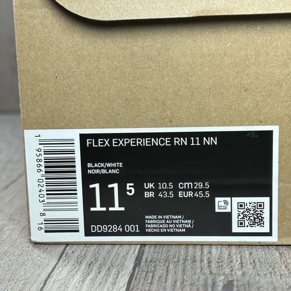 Nike Men's Flex Experience Run 11 Road Running Shoes Sneakers Black Size 11.5 - Picture 15 of 16